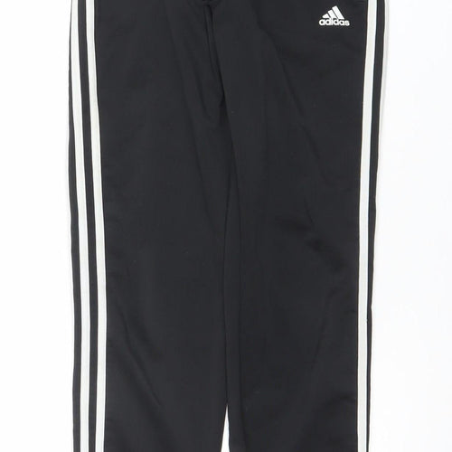 Adidas Boys Black 11-12 Years Track Pants – Quick Dry Sports Trousers