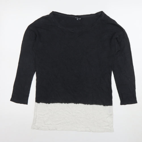 Hartford Women's Multicoloured Linen Long Sleeve T-Shirt Size S