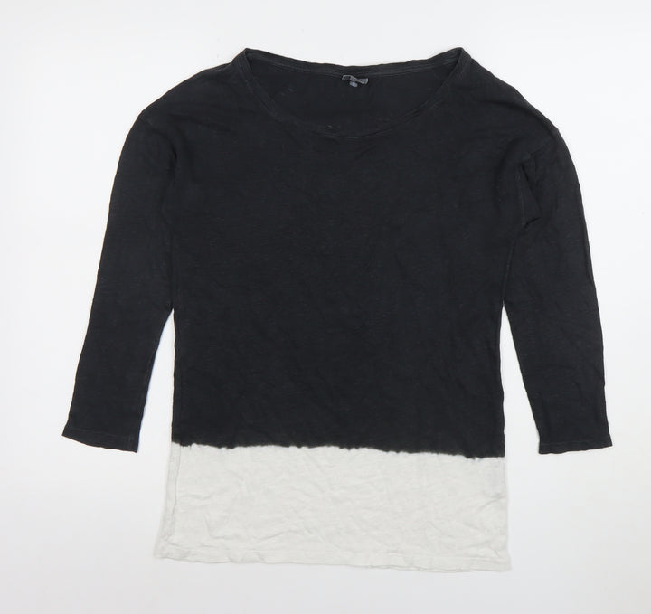Hartford Women's Multicoloured Linen Long Sleeve T-Shirt Size S