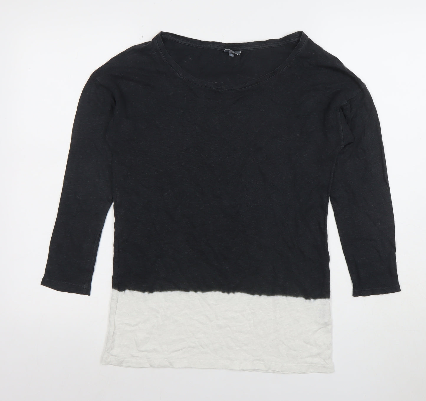 Hartford Women's Multicoloured Linen Long Sleeve T-Shirt Size S