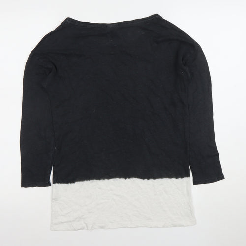 Hartford Women's Multicoloured Linen Long Sleeve T-Shirt Size S