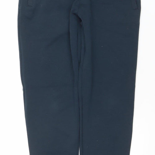 Dunnes Stores Boys Blue Jogger Trousers 28in Waist Polyester Cotton Blend