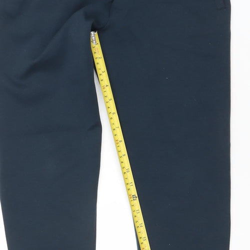 Dunnes Stores Boys Blue Jogger Trousers 28in Waist Polyester Cotton Blend
