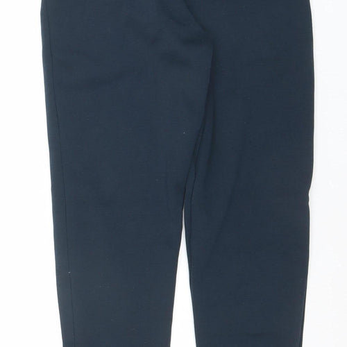 Dunnes Stores Boys Blue Jogger Trousers 28in Waist Polyester Cotton Blend