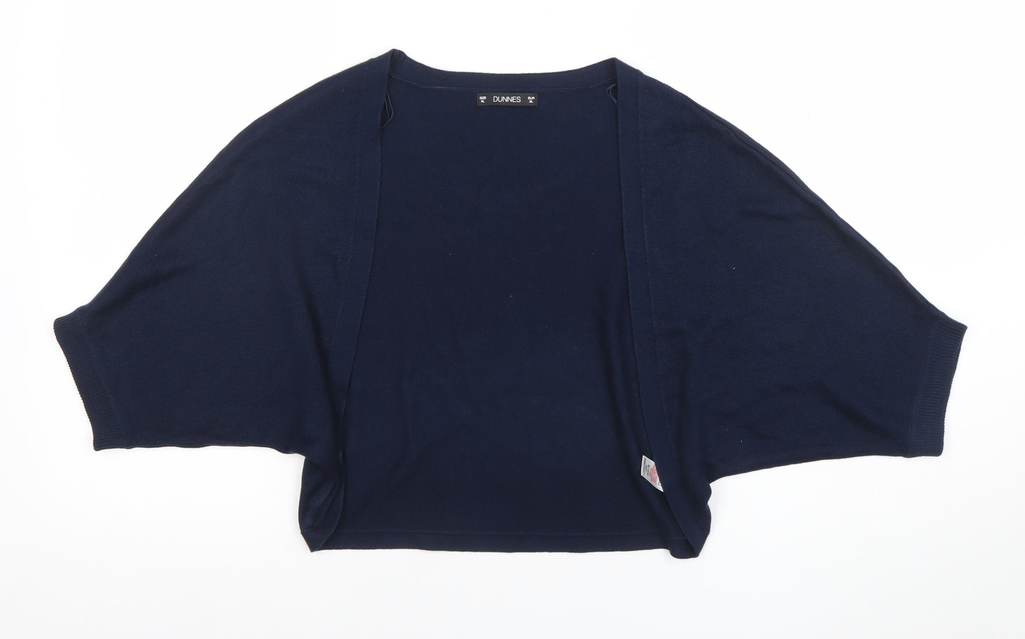 Dunnes Women’s Blue Lightweight Shrug Cardigan XL Relaxed Fit