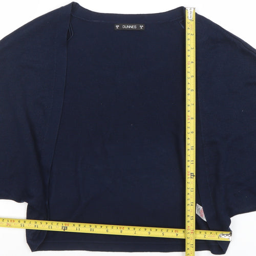 Dunnes Women’s Blue Lightweight Shrug Cardigan XL Relaxed Fit
