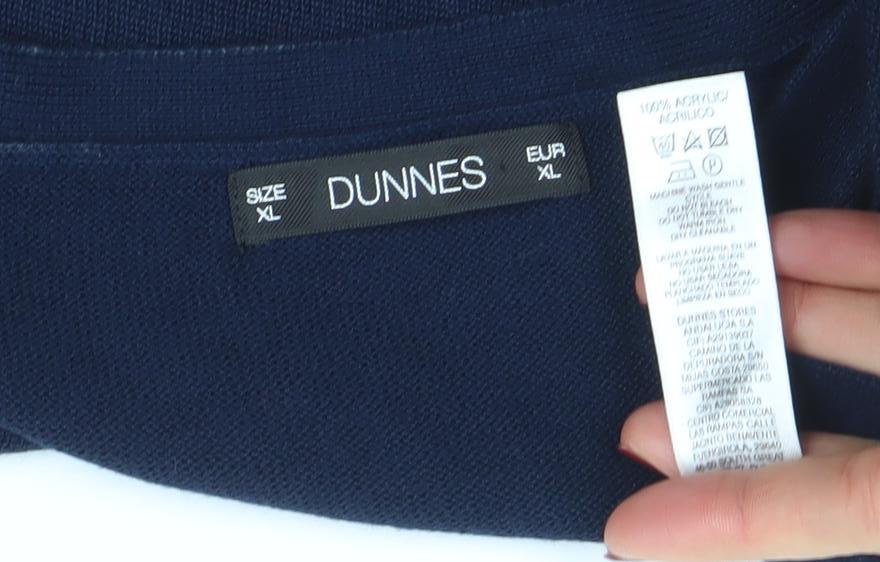 Dunnes Women’s Blue Lightweight Shrug Cardigan XL Relaxed Fit