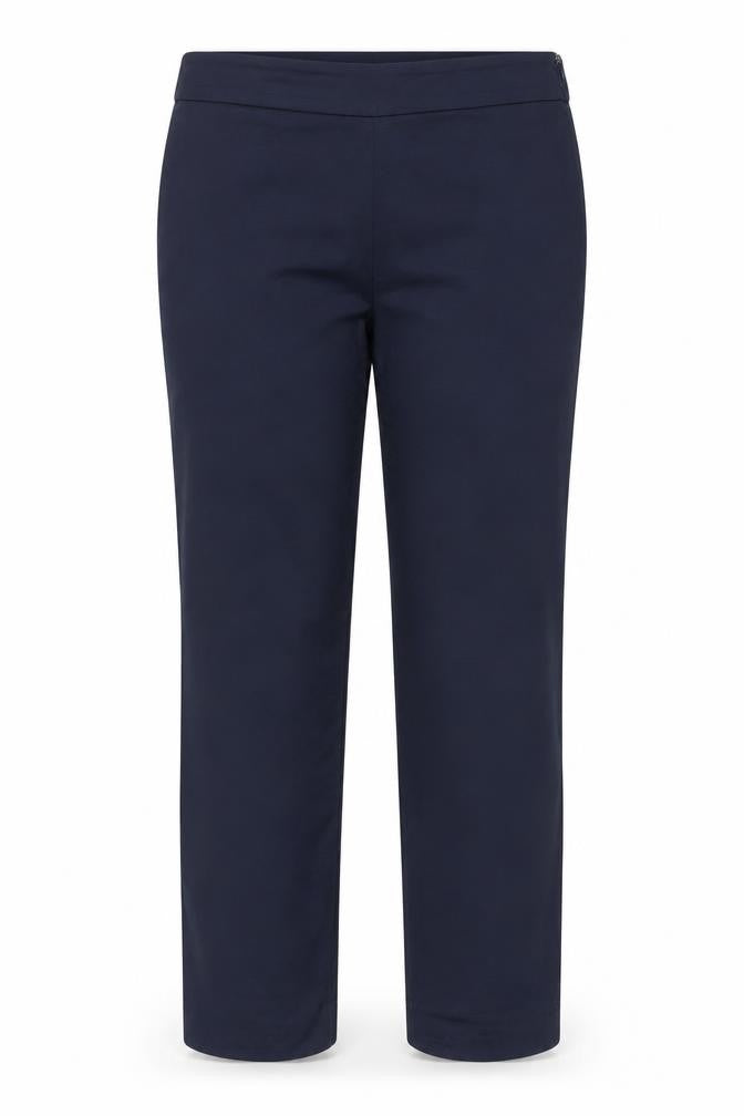 Front view of Savida Women's Blue Slim Fit Ankle Zip Jeans, size 12
