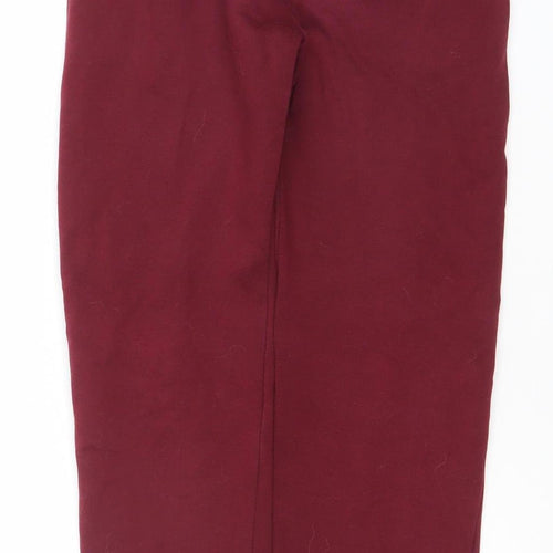 Hunter Boys Red Jogger Trousers 10-11 Years Cotton Blend Fleece Sweatpants