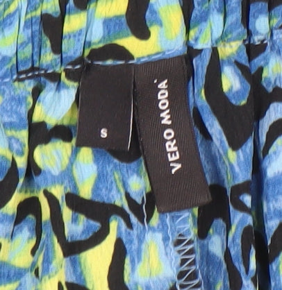 Vero Moda Women’s Multicoloured Viscose Paperbag Shorts Size S
