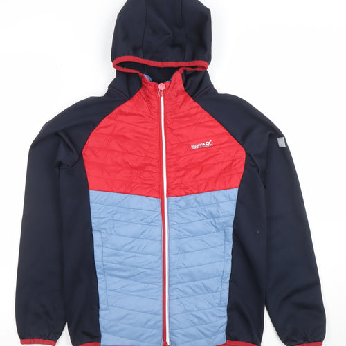 Regatta Boys Multicoloured 13 Years Hooded Puffer Jacket