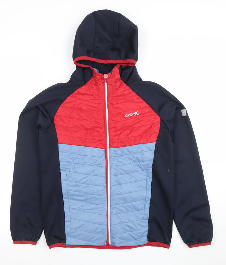 Regatta Boys Multicoloured 13 Years Hooded Puffer Jacket