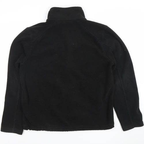 Regatta Men’s Black Fleece Full Zip Jacket Size M Outdoor Hiking