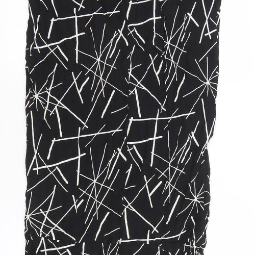 Windsmoor Women’s Black Geometric Sleeveless Sheath Dress Size 16