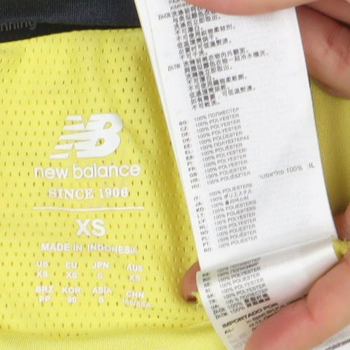 New Balance Men's Yellow XS Athletic Running T-Shirt