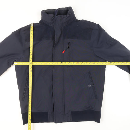 FatFace Men's Blue Bomber Jacket M Regular Fit Windproof Casual