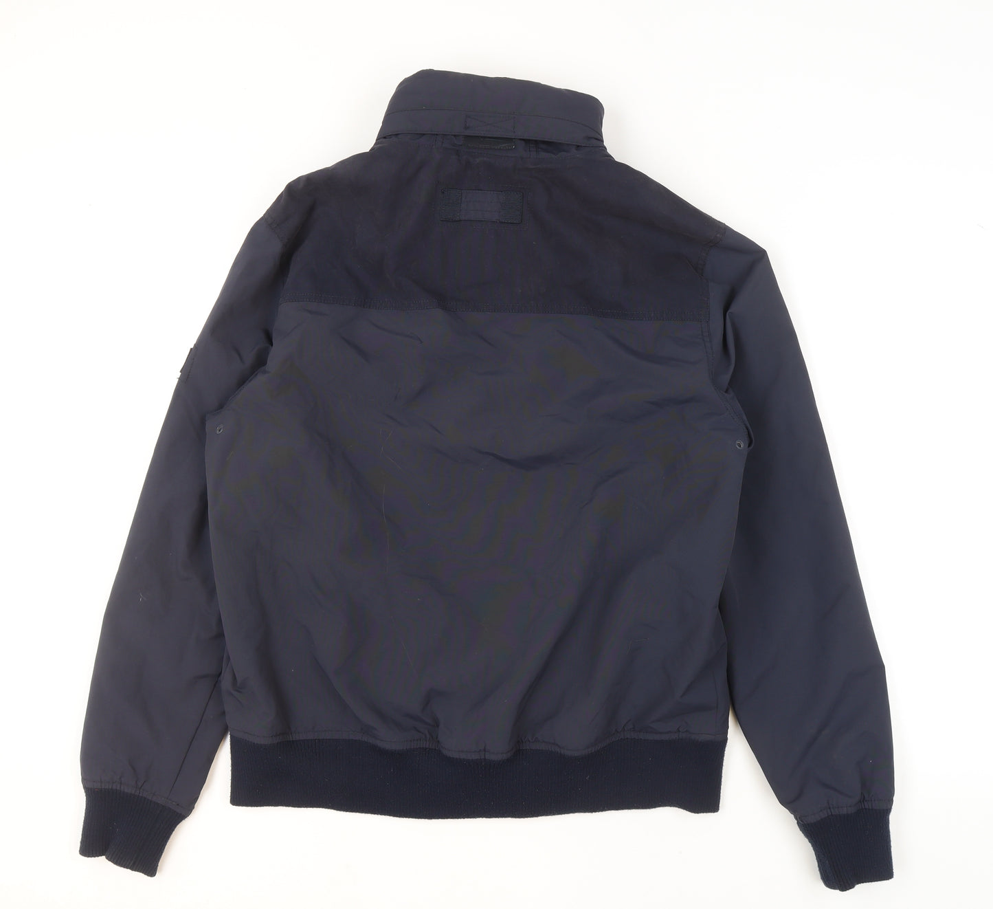 FatFace Men's Blue Bomber Jacket M Regular Fit Windproof Casual