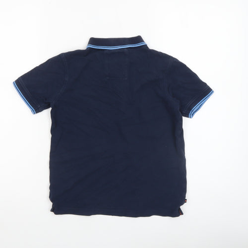 Luke Junior Boys Blue 8-9 Years Polo Shirt Cotton Short Sleeve