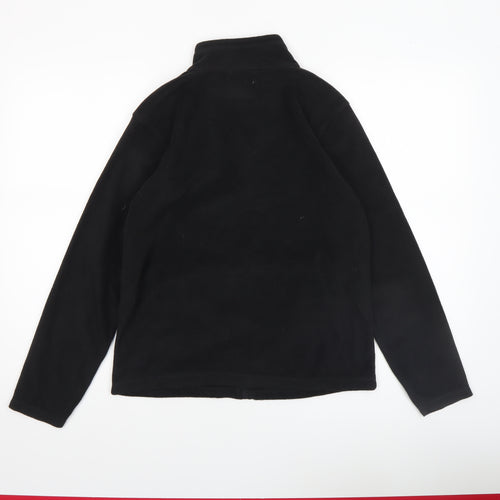 Regatta Boys Black Fleece Full Zip Jacket 14 Years Warm Lightweight Outdoor