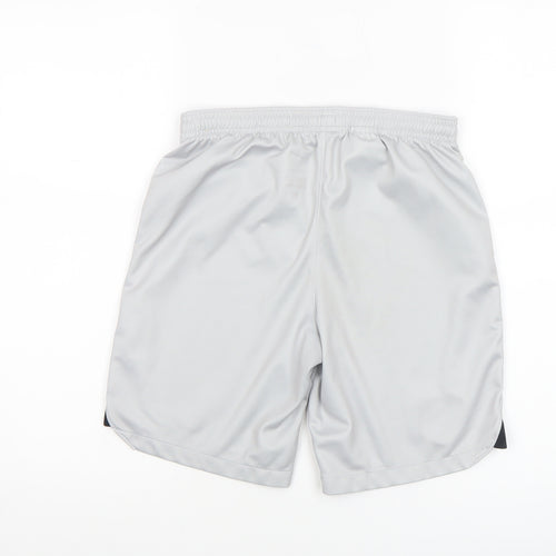 Nike Boys Grey FC Barcelona Dri-FIT Football Shorts Size 12 Years