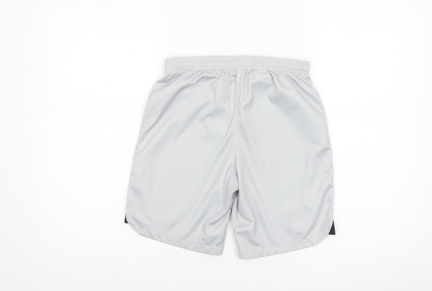 Nike Boys Grey FC Barcelona Dri-FIT Football Shorts Size 12 Years