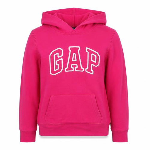 GAP Womens Pink Pullover Hoodie XS Cotton Blend Casual Sweatshirt