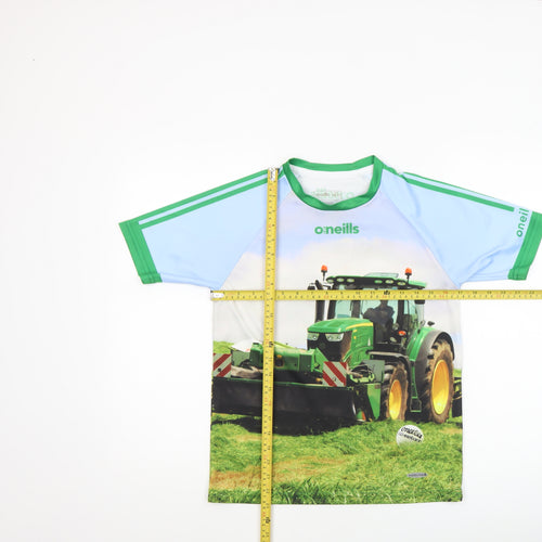 O'Neills Boys Multicoloured 10-11 Years Tractor Graphic Polyester T-Shirt