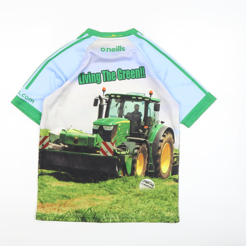 O'Neills Boys Multicoloured 10-11 Years Tractor Graphic Polyester T-Shirt