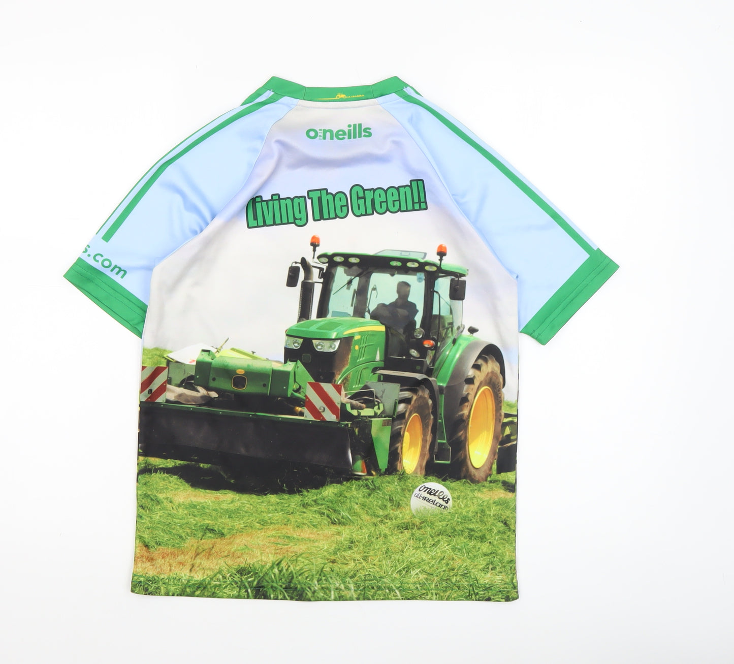 O'Neills Boys Multicoloured 10-11 Years Tractor Graphic Polyester T-Shirt