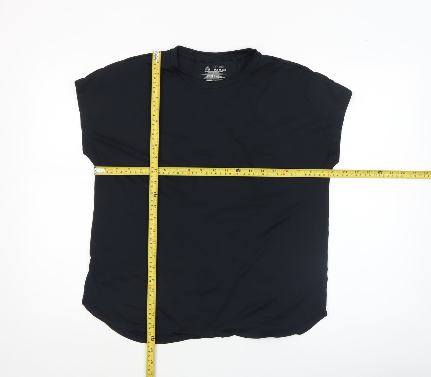 Dunnes Stores Women Black S Moisture Wicking Active T-Shirt