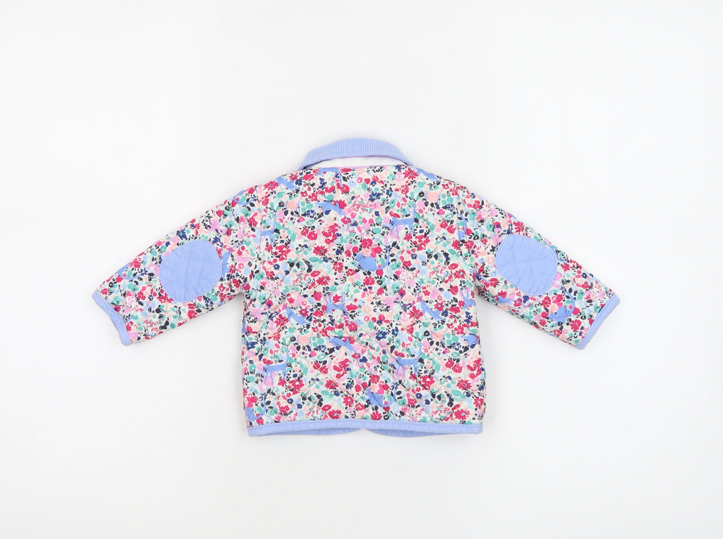 Joules Unisex Baby Multicoloured Quilted Floral Jacket 0-3 Months