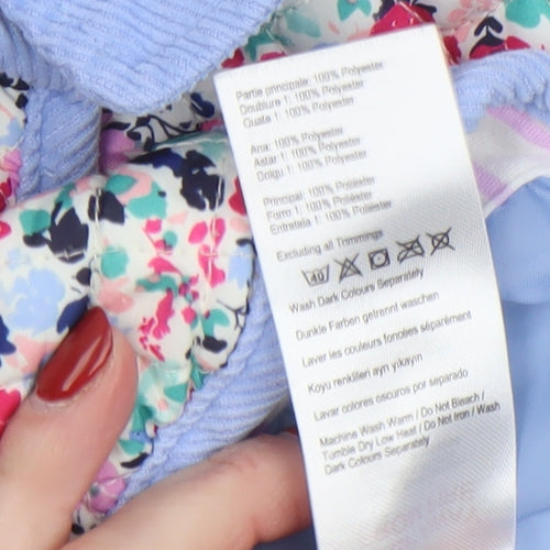 Joules Unisex Baby Multicoloured Quilted Floral Jacket 0-3 Months
