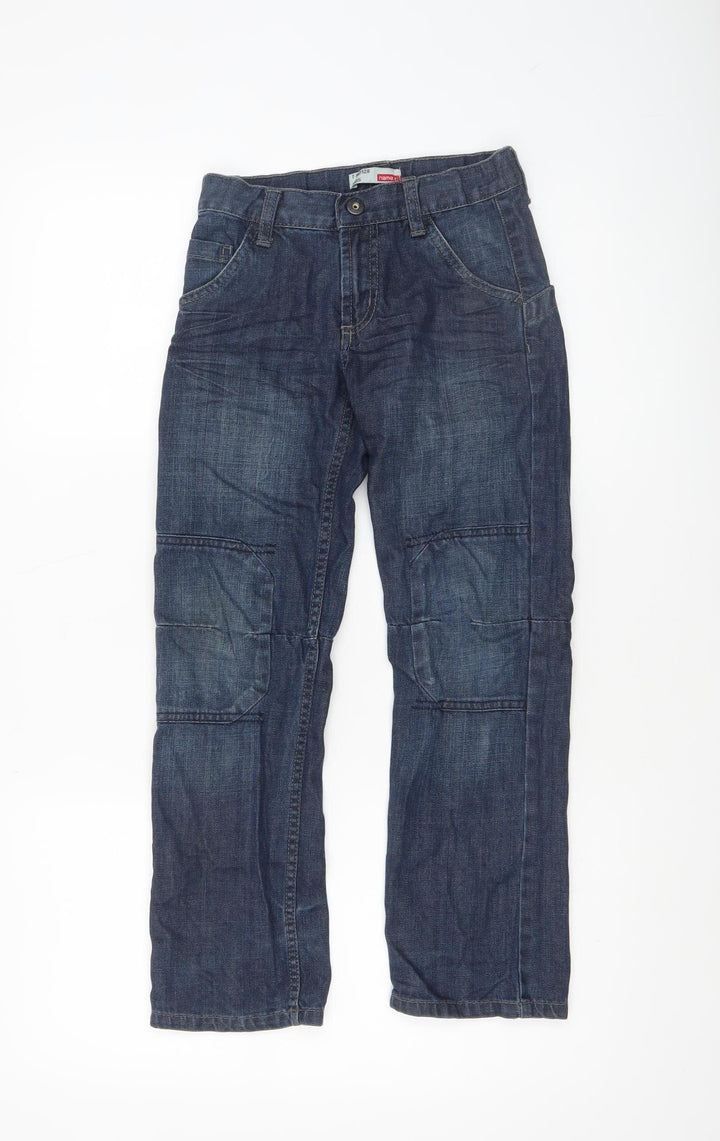 Name It Boys Blue Denim Straight Jeans Age 7 Years Adjustable Waist