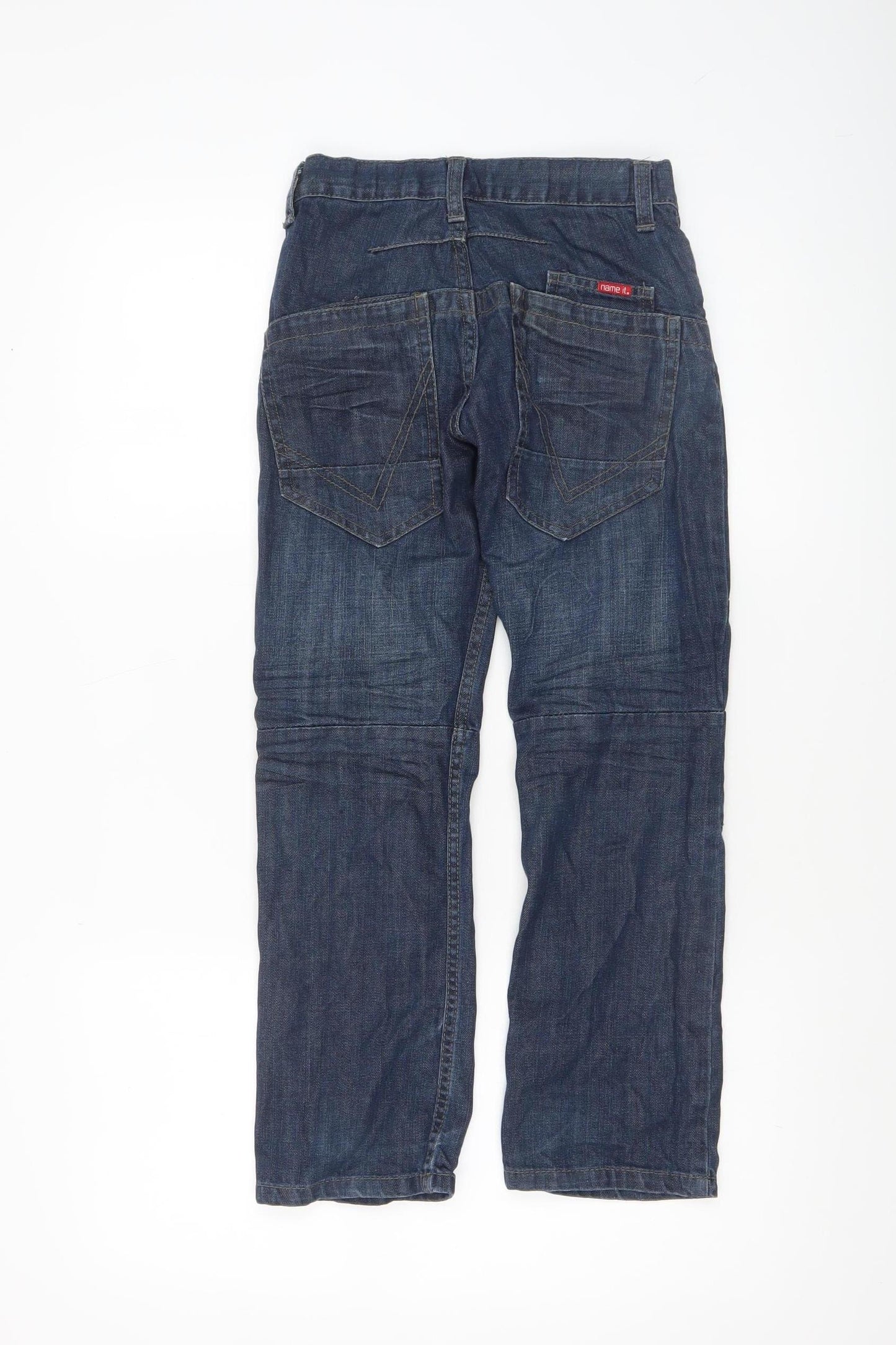 Name It Boys Blue Denim Straight Jeans Age 7 Years Adjustable Waist