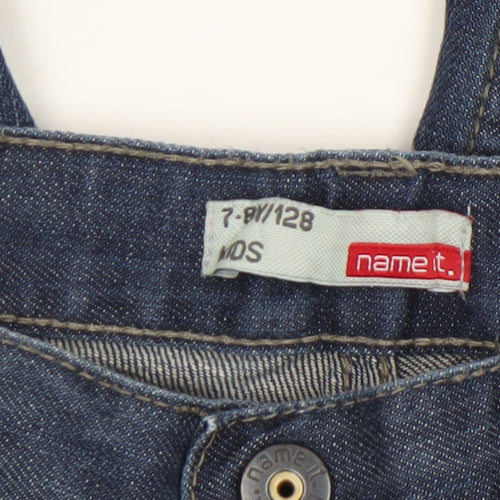 Name It Boys Blue Denim Straight Jeans Age 7 Years Adjustable Waist