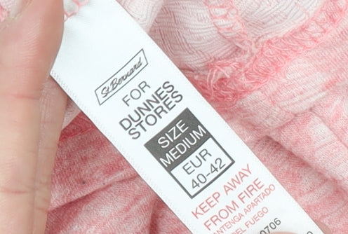 Dunnes Stores Women Pink Long Sleeve Basic T-Shirt Medium