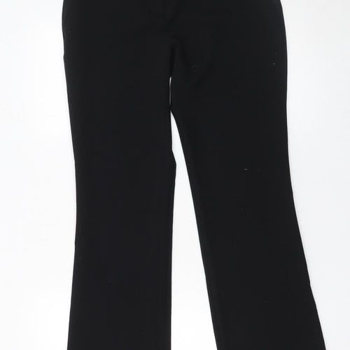 Dunnes Women’s Black Size 8 Straight Leg Dress Trousers Workwear