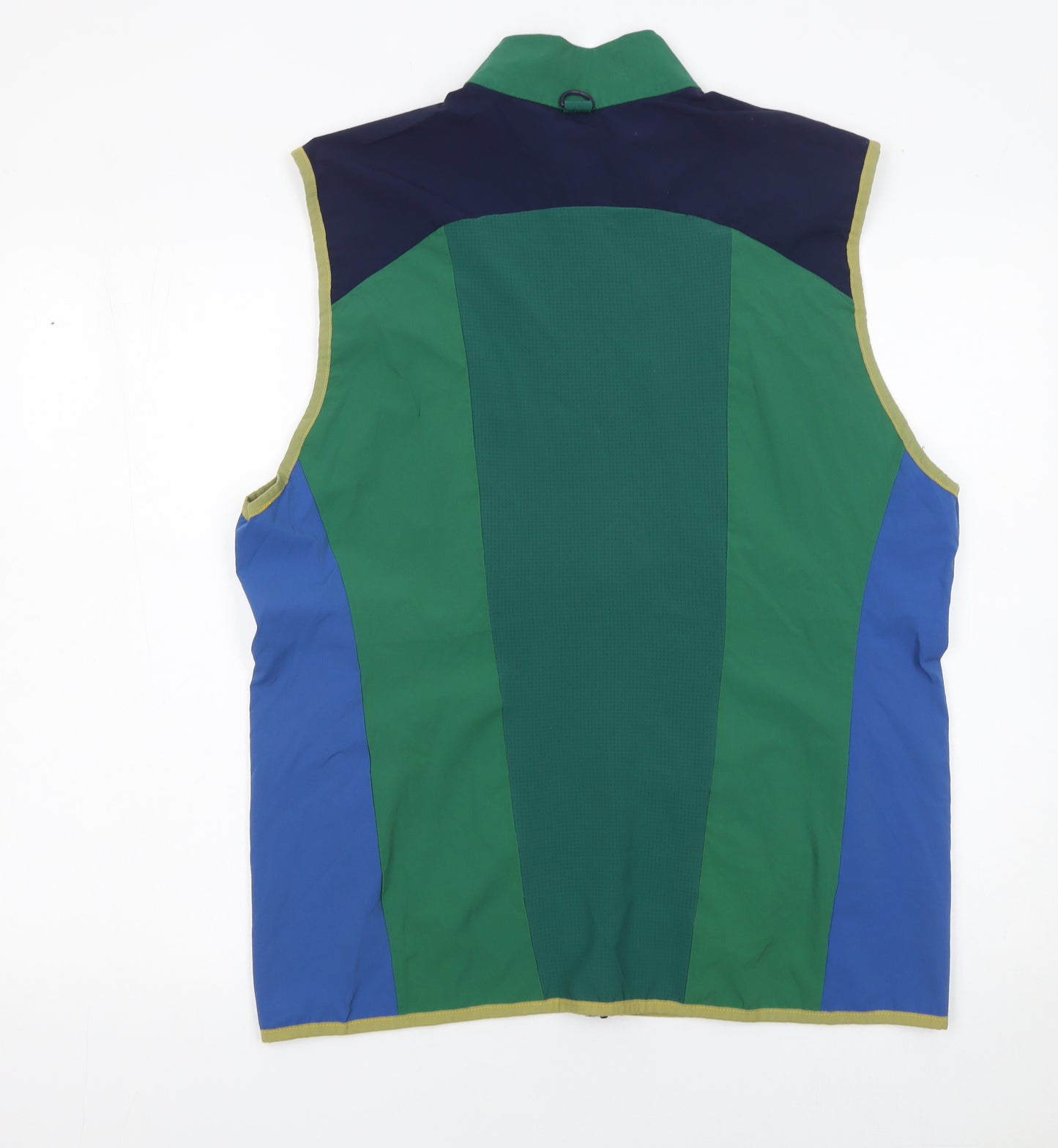 Zara Athleticz Men's Green Colourblock Softshell Sleeveless Jacket L