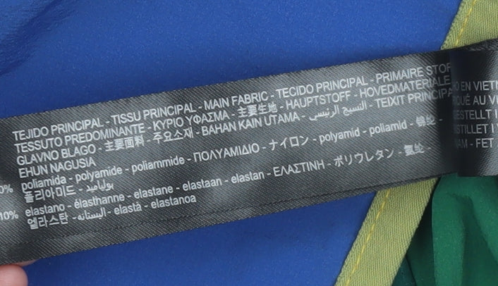 Zara Athleticz Men's Green Colourblock Softshell Sleeveless Jacket L