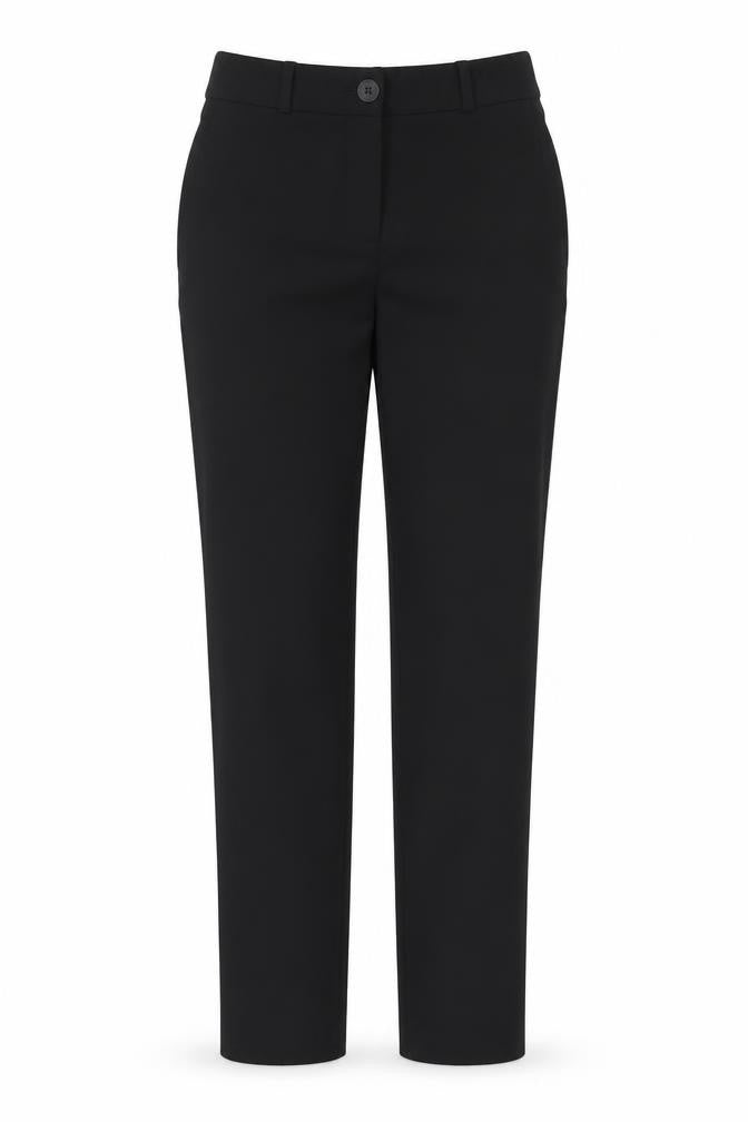 Dunnes Women’s Black Straight Leg Stretch Trousers Size 8