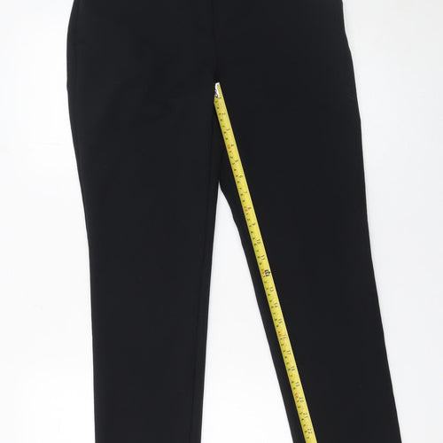 Dunnes Women’s Black Straight Leg Stretch Trousers Size 8