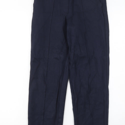 Marks and Spencer Women’s Blue Slim Fit Twill Trousers Size 6