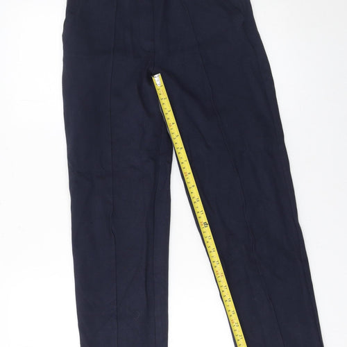 Marks and Spencer Women’s Blue Slim Fit Twill Trousers Size 6