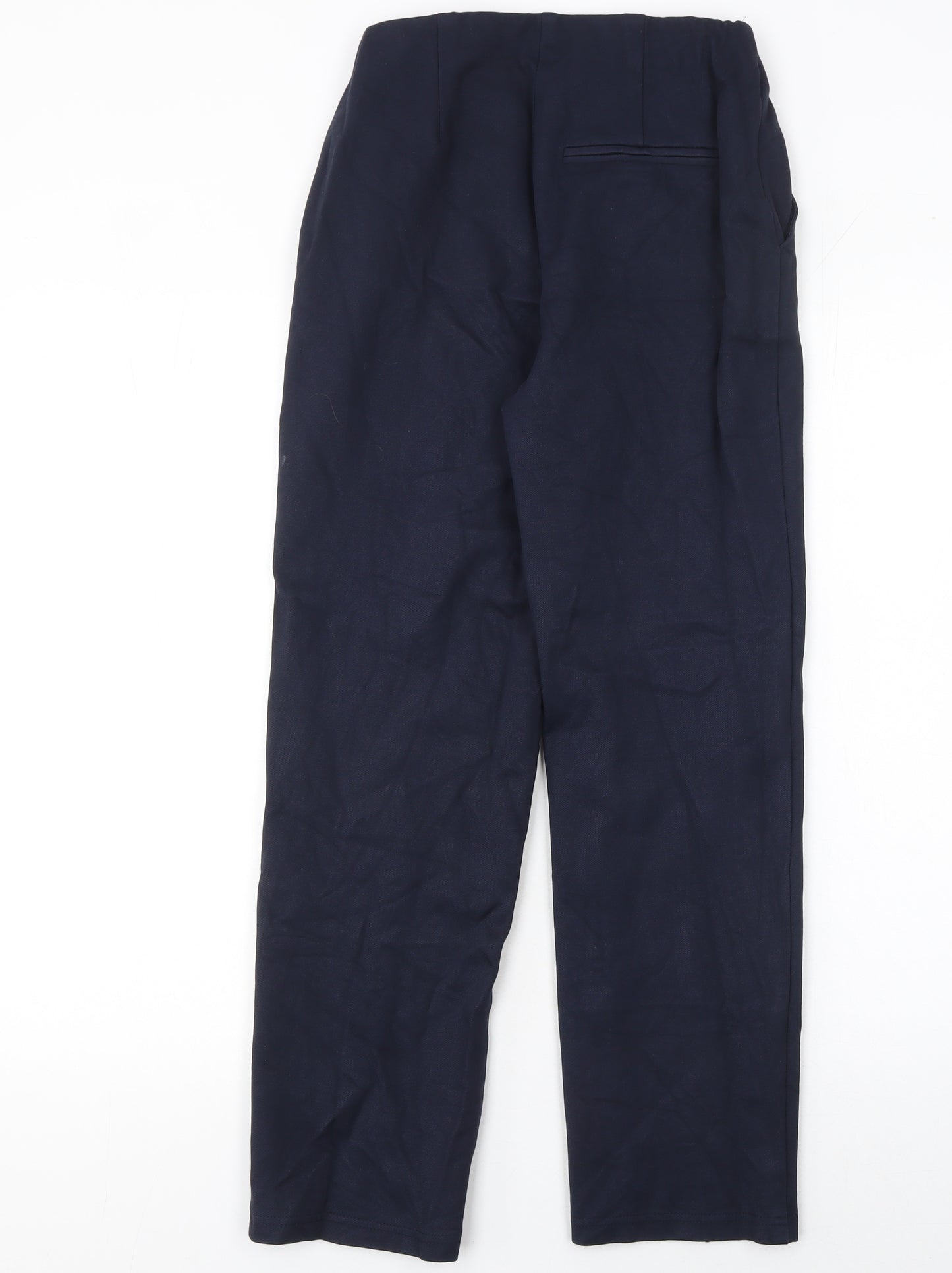Marks and Spencer Women’s Blue Slim Fit Twill Trousers Size 6