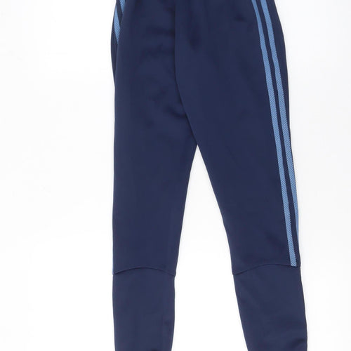 O Neills Boys Blue Jogger Activewear Trousers Age 9-10 Years Polyester Zip Pockets