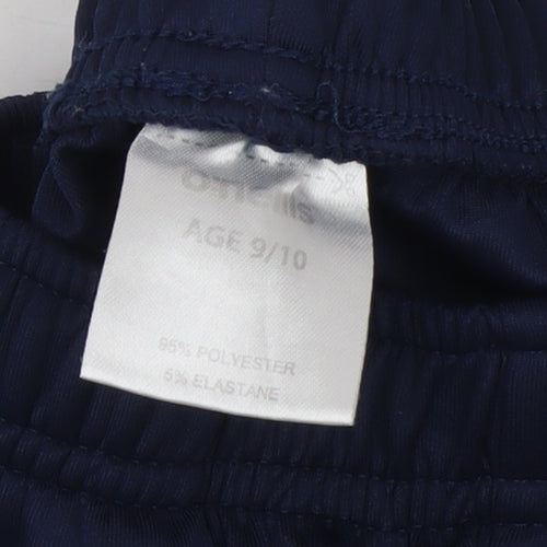 O Neills Boys Blue Jogger Activewear Trousers Age 9-10 Years Polyester Zip Pockets