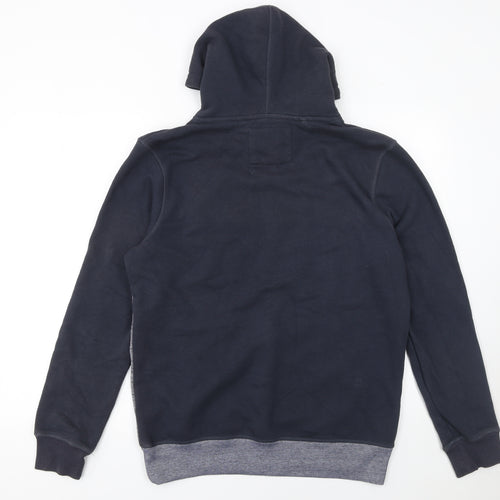 Diesel Men's Grey Pullover Hoodie Size L Classic Fleece Sweatshirt