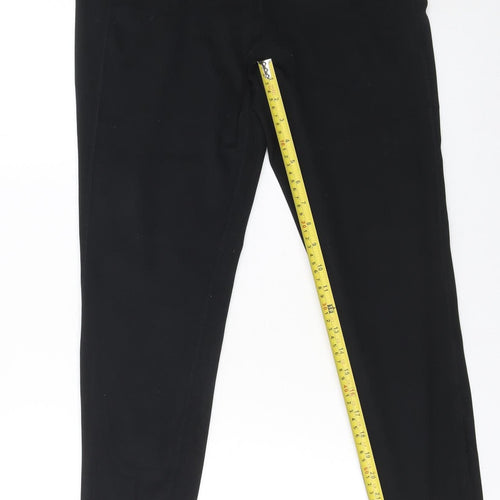 Energetics Womens Black L Leggings DRYPLUS Moisture Wicking Activewear