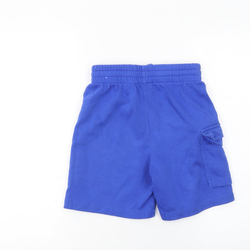 Nike Boys Blue Sweat Shorts M 137-147cm Elastic Waist Activewear