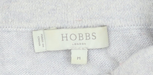 Hobbs Women’s Grey Roll Neck Wool Cashmere Jumper M